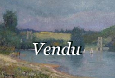 “La Seine aux Andelys” J. SIEURIN- VENDU